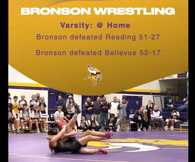 Bronson wrestlers 2-0 at own Tri-Meet